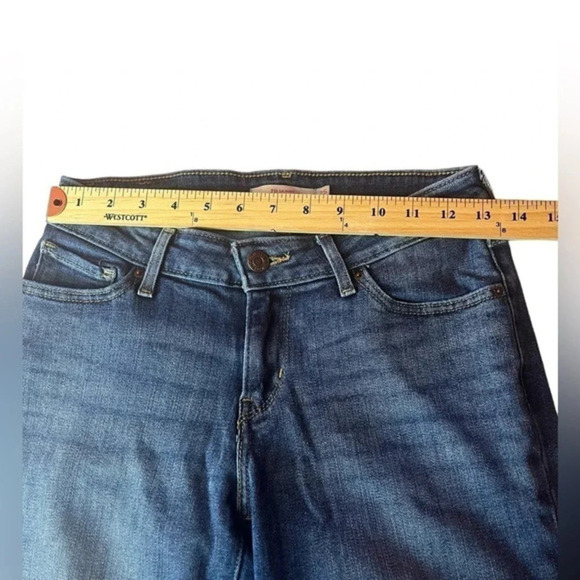 Levi 711 Skinny Distressed Women’s Jeans Raw Hem Classic Denim Size 25 - Picture 14 of 14